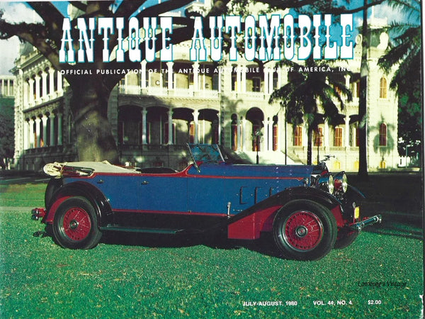 Antique Automobile Magazine July August 1980