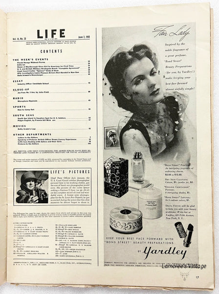 Life Magazine, June 7, 1943