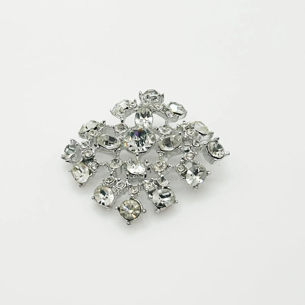 Lacy Vintage Rhinestone Brooch