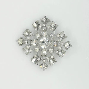 Lacy Vintage Rhinestone Brooch