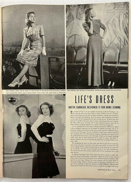 Life Magazine, April 12, 1943 - Lamoree’s Vintage