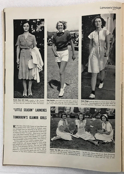 Life Magazine, August 1, 1938 - Lamoree’s Vintage