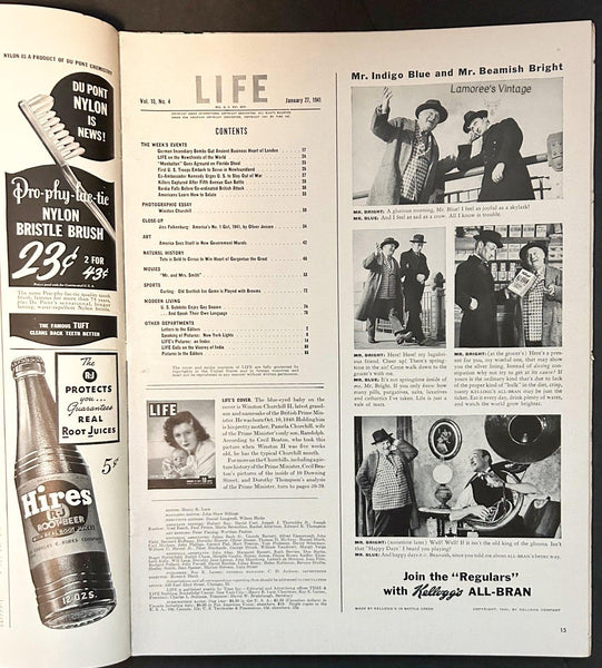 Life Magazine, January 27, 1941 - Lamoree’s Vintage