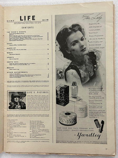 Life Magazine, June 7, 1943 - Lamoree’s Vintage