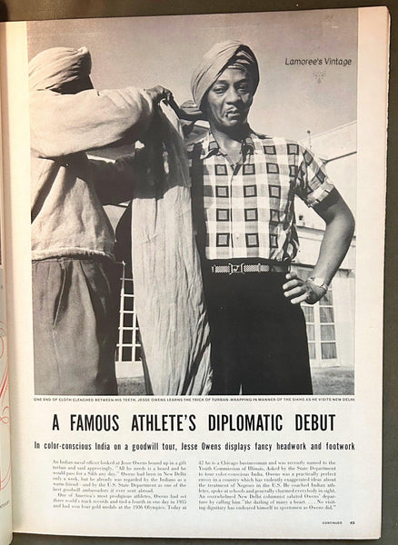 Life Magazine, October 31, 1955 - Lamoree’s Vintage