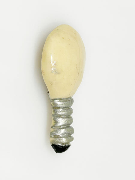 Handmade Vintage Lightbulb Brooch