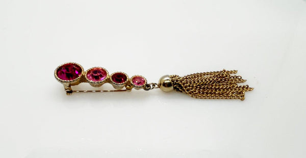 Luscious Fuschia and Pink Vintage "Saucy" Sarah Coventry Brooch (1965) - Lamoree’s Vintage
