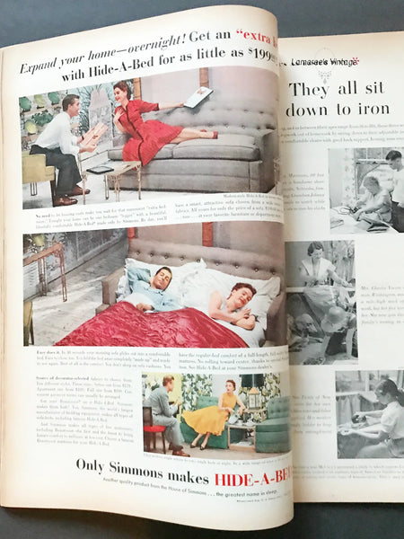 Delve into this captivating vintage McCall's magazine, a treasure trove of articles, engaging features, and inspiring patterns. The cover highlights several articles, including "We Bought a Black-Market Baby," "Over 150 Wonderful Christmas Gifts," and "The Strange Story of Imogene Coca."