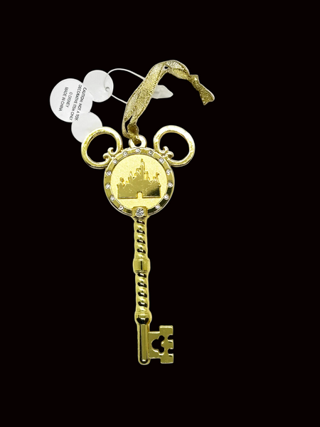 Perfect for Disney fans and collectors: our Walt Disney Parks Disneyland Sleeping Beauty Golden Castle Key Ornament provides a charming, golden keepsake. Shop today!