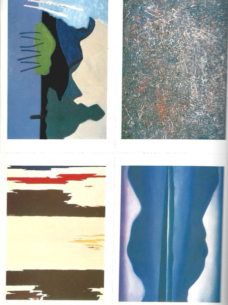 Modern Postcards" booklet published by the Museum of Modern Art. This collection includes 32 detachable full-color postcards showcasing major works from the museum's permanent collection