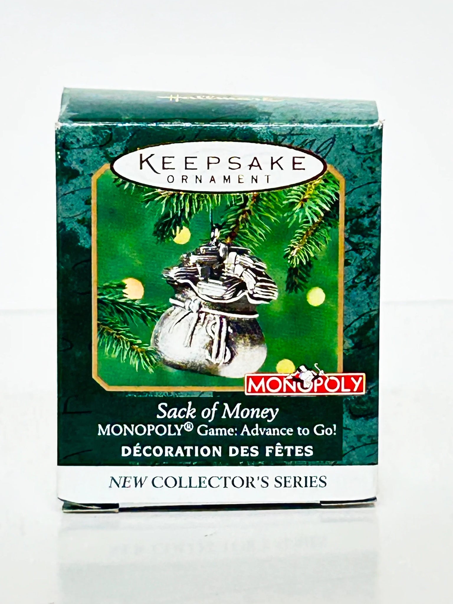 Perfect for Monopoly fans and collectors: our Hallmark Monopoly Money Bag Ornament (2000) provides a charming holiday touch. Shop today for a Hallmark ornament!