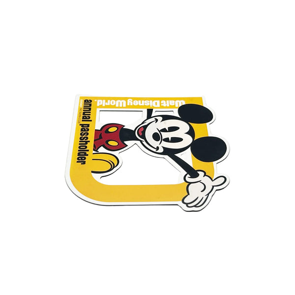Celebrate your Walt Disney World Annual Passholder status with this exclusive and collectible Mickey Mouse magnet from 2021. Perfect for showing off your membership on cars or refrigerators