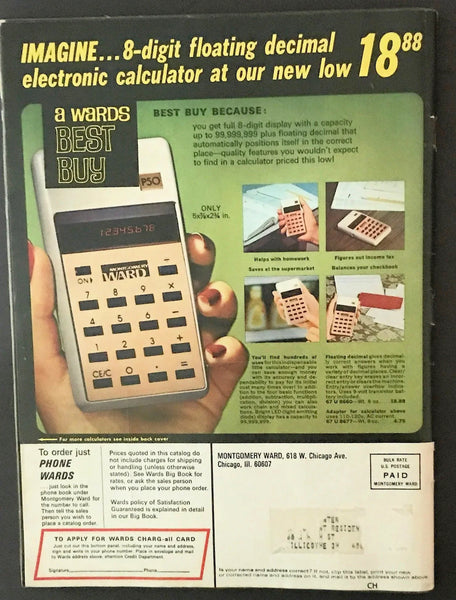 This March 1975 Winter Sale catalog is a treasure trove of bygone products, prices that'll make you weep, and fashion choices that now range from "actually back in style" to "what were they thinking?!"