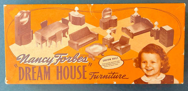 Nancy Forbes "Dream House" Furniture in Original Box (1940s)