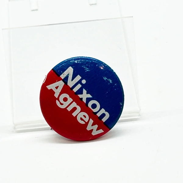 Nixon-Agnew Pin Back 1972 Presidential Campaign