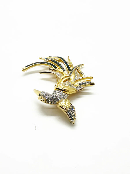 Perfect for fashion connoisseurs: our Nolan Miller Bird of Paradise Brooch provides timeless sparkle and exclusivity. Shop today!