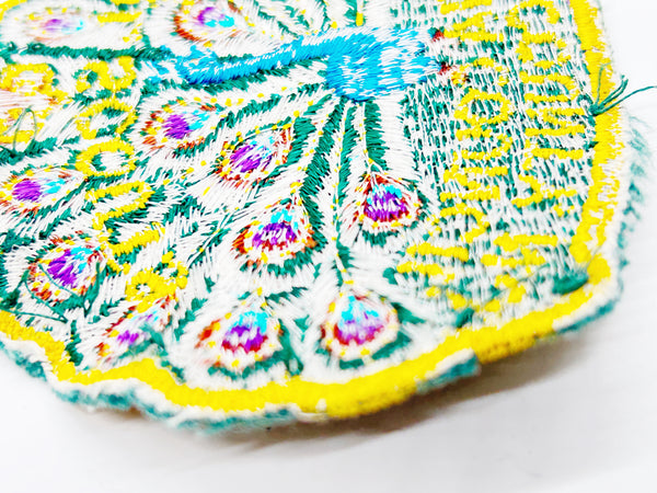 Celebrate Girl Scout heritage with this authentic vintage Pavonia Council patch from Hudson County, New Jersey. The striking peacock design served as the council's proud symbol, representing the organization's values and spirit. 