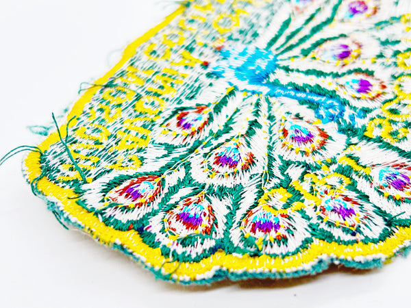 Celebrate Girl Scout heritage with this authentic vintage Pavonia Council patch from Hudson County, New Jersey. The striking peacock design served as the council's proud symbol, representing the organization's values and spirit. 