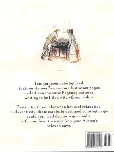 Solve daily pressures with our Persuasion Coloring Book (2016) Literary Recency Designs. Enjoy intricate Regency designs and single-sided pages. Shop now!