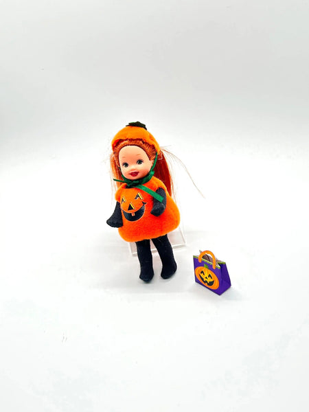 Mattel Barbie "Halloween Party"&nbsp; Jenny doll from from 2000,&nbsp;which were Target exclusive special edition. She is part o the "Li'l Friends of Kelly&nbsp;series.