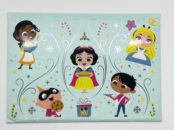 Perfect for Disney enthusiasts: pur Walt Disney World 2024 Annual Passholder Gifts: recipe cards and stencils provide holiday baking fun with charming character artwork and story-inspired recipes. Show Now!