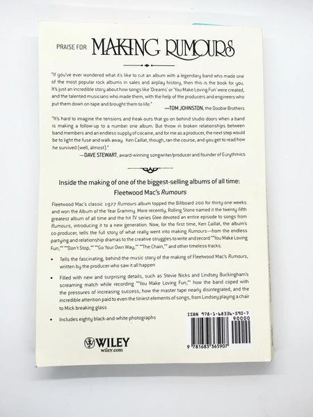 "Making Rumours" Book by Ken Caillat and Steven Stiefel