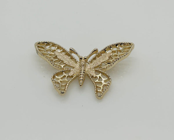 Sarah Coventry Gold Tone Madame Butterfly Brooch (1971) - Lamoree’s Vintage