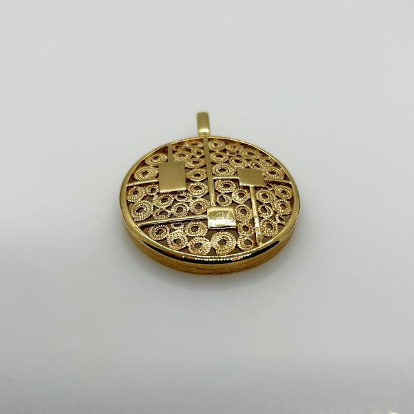 Sarah Coventry Vintage Gold Tone "Timeless Beauty" Pendant (1977) - Lamoree’s Vintage