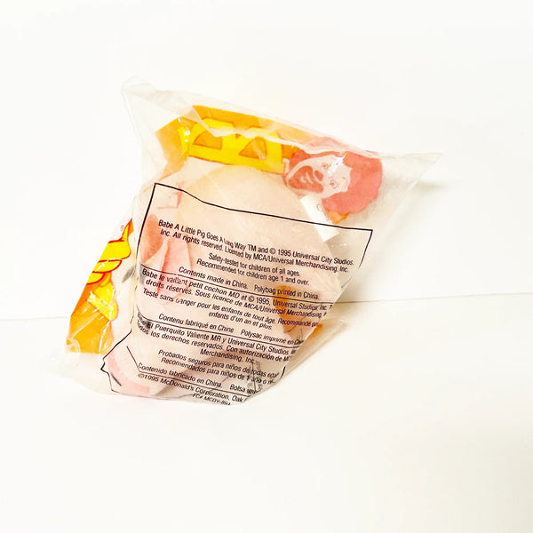 Perfect for fans and collectors: our Babe The Sheep Pig McDonald's (1995) provides a rare, authentic Babe the Pig collectible. Shop today!