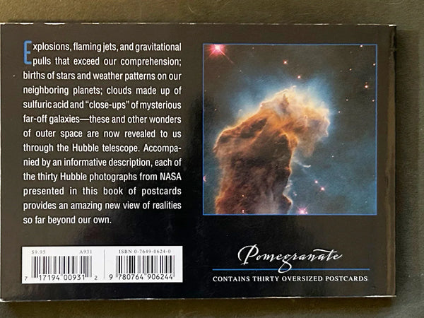 Discover the cosmos from your home with this stunning 1998 Pomegranate Press postcard collection featuring 30 breathtaking Hubble Space Telescope images.