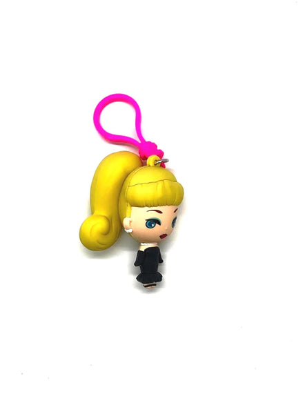 Solo in the Spotlight Barbie 3D foam bag clip keychain from Monogram