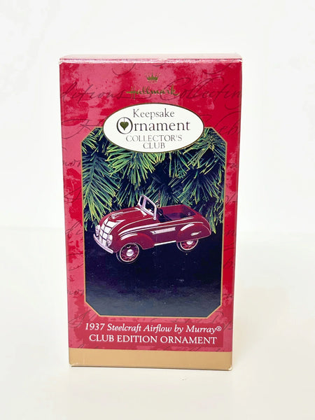 Perfect for collectors and pedal car fans: our Hallmark Keepsake Ornament: 1937 Steelcraft Airflow by Murray provides nostalgic, limited-edition charm. Shop today!