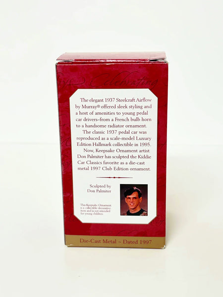 Perfect for collectors and pedal car fans: our Hallmark Keepsake Ornament: 1937 Steelcraft Airflow by Murray provides nostalgic, limited-edition charm. Shop today!