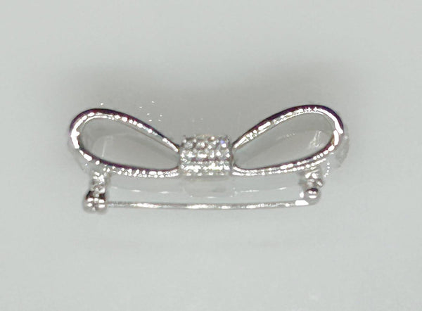 Swarovski Super Sparkling Flat Ribbon Brooch - Lamoree’s Vintage