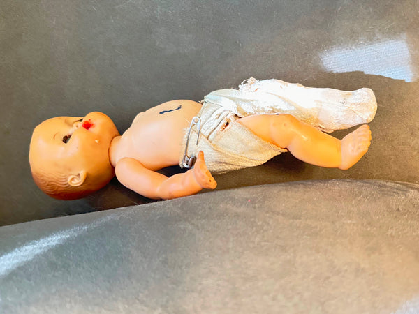Scary 1960s Baby Doll Named Tilda Creepy Decor or Restoration