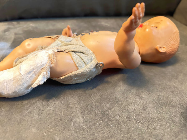 Scary 1960s Baby Doll Named Tilda Creepy Decor or Restoration