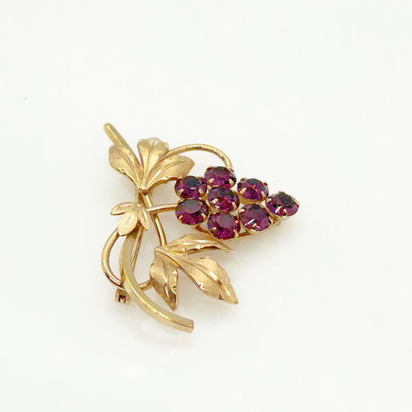  Van Dell 1/20 12kt G.F. Grape Cluster Brooch