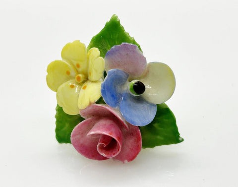 Vintage Cara China Staffordshire Posy Pin - Lamoree’s Vintage