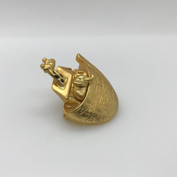 Vintage Gold Tone Noah’s Ark Brooch - Lamoree’s Vintage