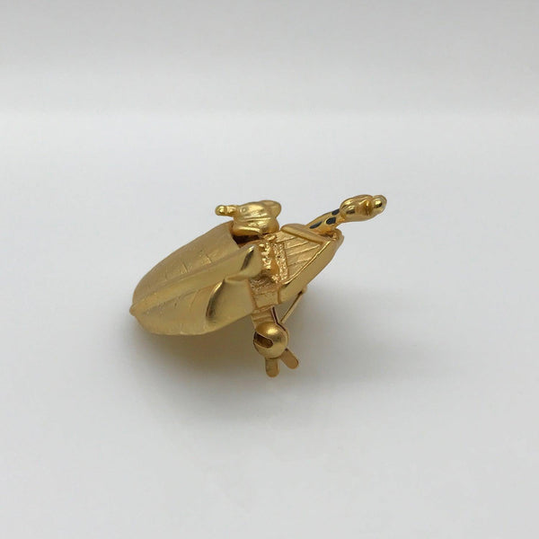 Vintage Gold Tone Noah’s Ark Brooch - Lamoree’s Vintage