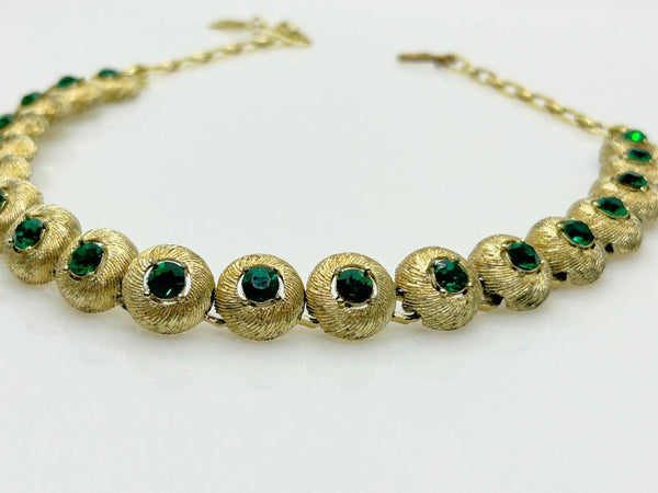 Vintage Necklace with Green Stones by STAR - Lamoree’s Vintage