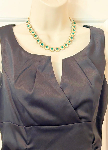 Vintage Necklace with Green Stones by STAR - Lamoree’s Vintage