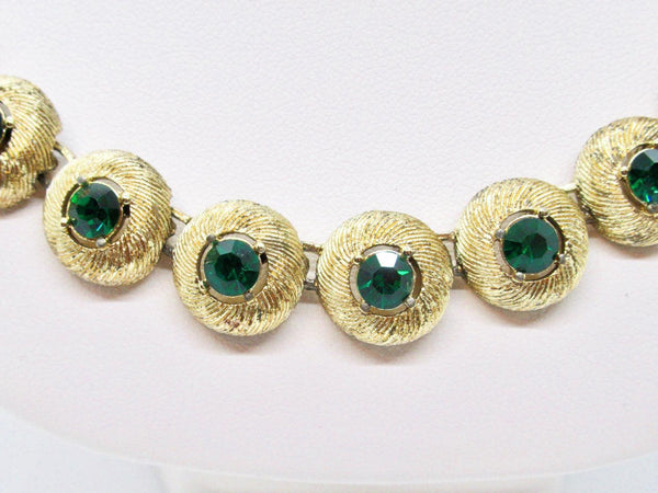 Vintage Necklace with Green Stones by STAR - Lamoree’s Vintage