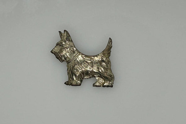 Vintage Sterling Terrier Brooch - Lamoree’s Vintage