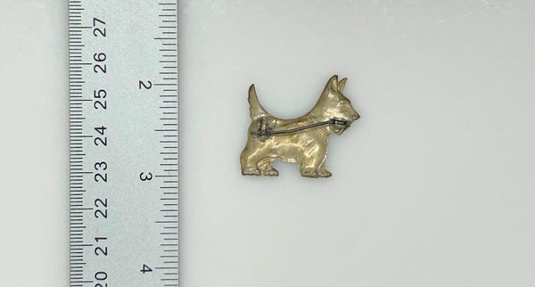 Vintage Sterling Terrier Brooch - Lamoree’s Vintage