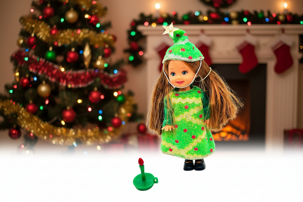 Vintage Kelly Club Christmas Tree Chelsie Doll #55645 Loose