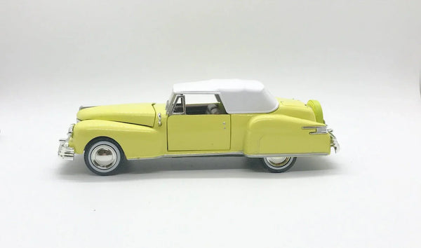 Arko 1948 Lincoln Continental Soft Yellow Cabriolet Model Car - Lamoree’s Vintage
