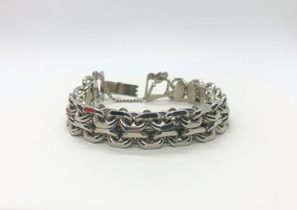 Beautifully Intricate Silver Link Bracelet - Lamoree’s Vintage