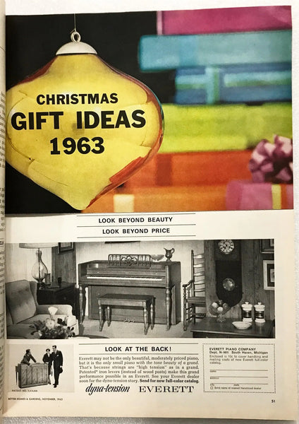 Better Homes and Gardens Magazine, November 1963 - Lamoree’s Vintage