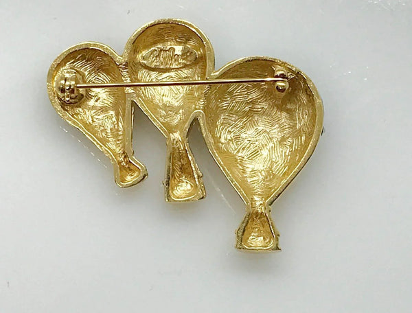 Colorful Vintage Hot Air Balloon Brooch by Bob Mackie - Lamoree’s Vintage